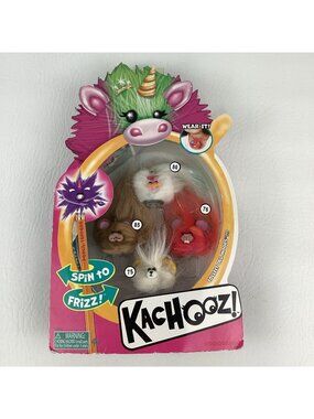 Kachooz Pencil Topper Charm Set Furry Frizzy Moops Wild Hair Creatures MGA New